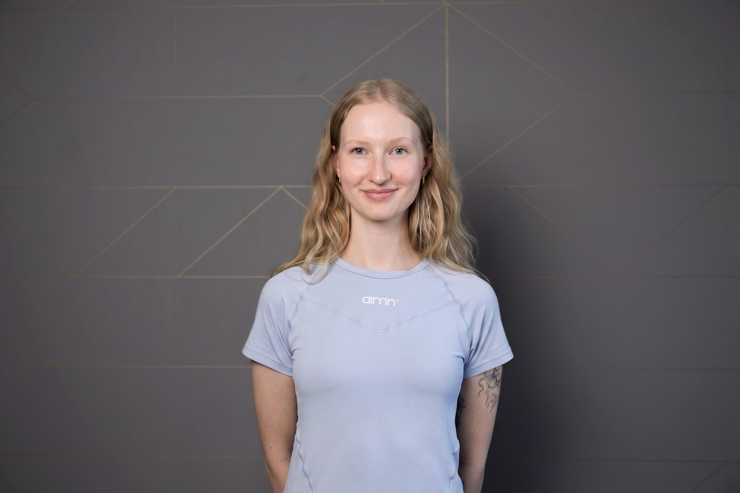 Maike Przybylski Maike Przybylski ist Physiotherapeutin in der Physiotherapie Blau